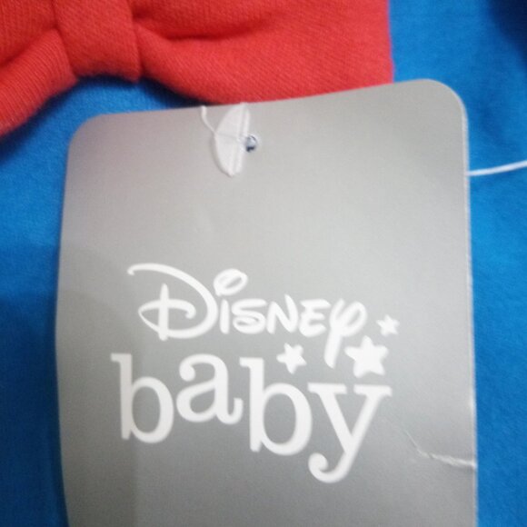 Disney Baby, Donald Duck, Baby, Long Sleeved, Onesie Costume With Hood - Picture 3 of 4